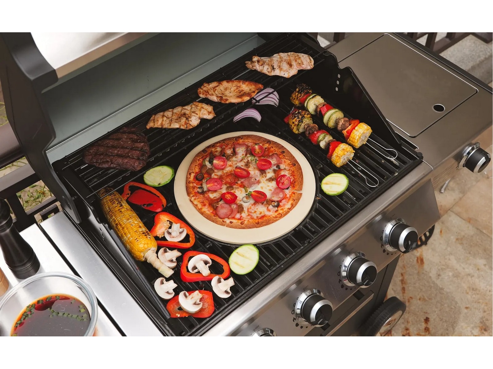 Austin and Barbeque Klassisk gasgrill 6 brännare Utomhusgrillar