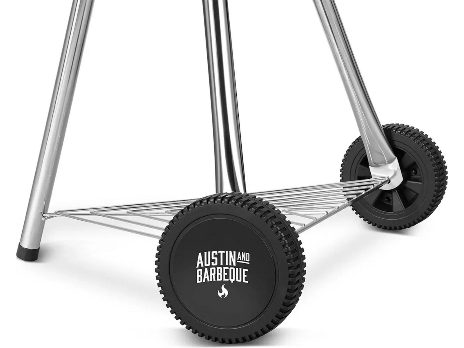 Austin and Barbeque Stor kolgrill med termometer Utomhusgrillar