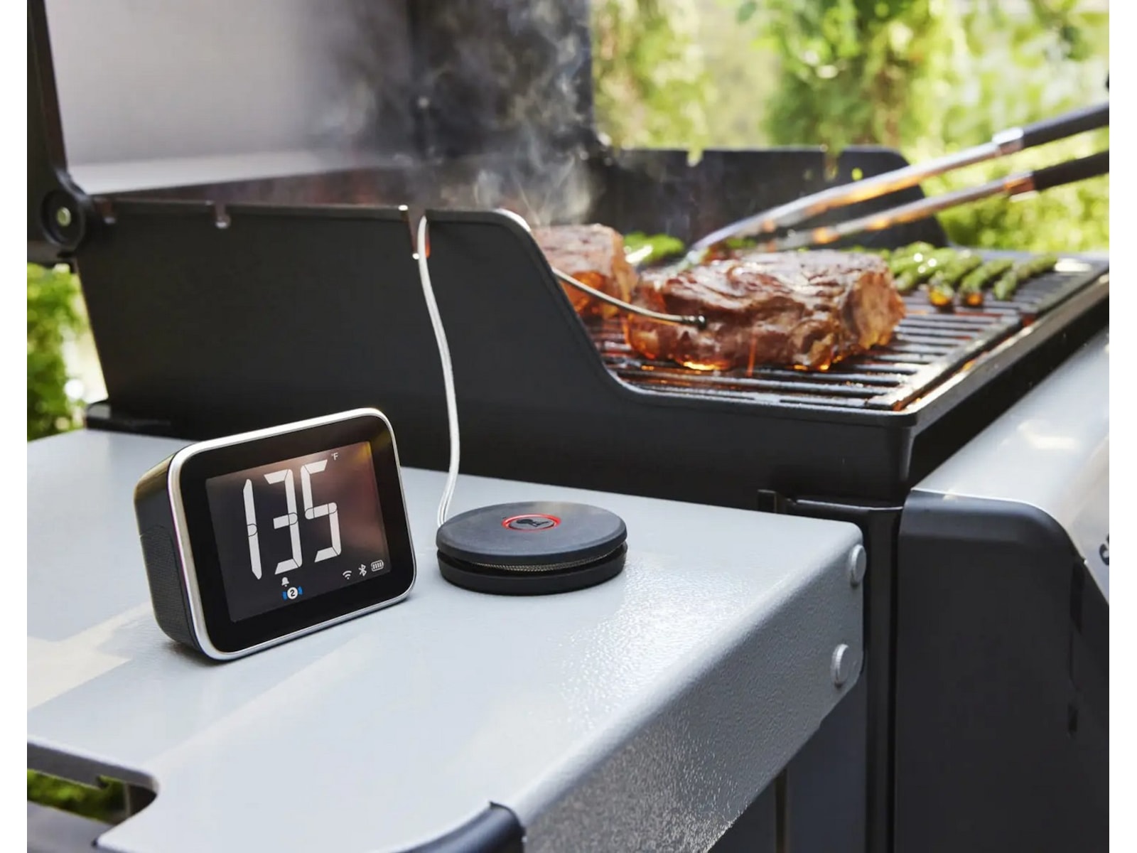 Weber Smart Termometer med ledning Grillverktyg och tillbehörssats