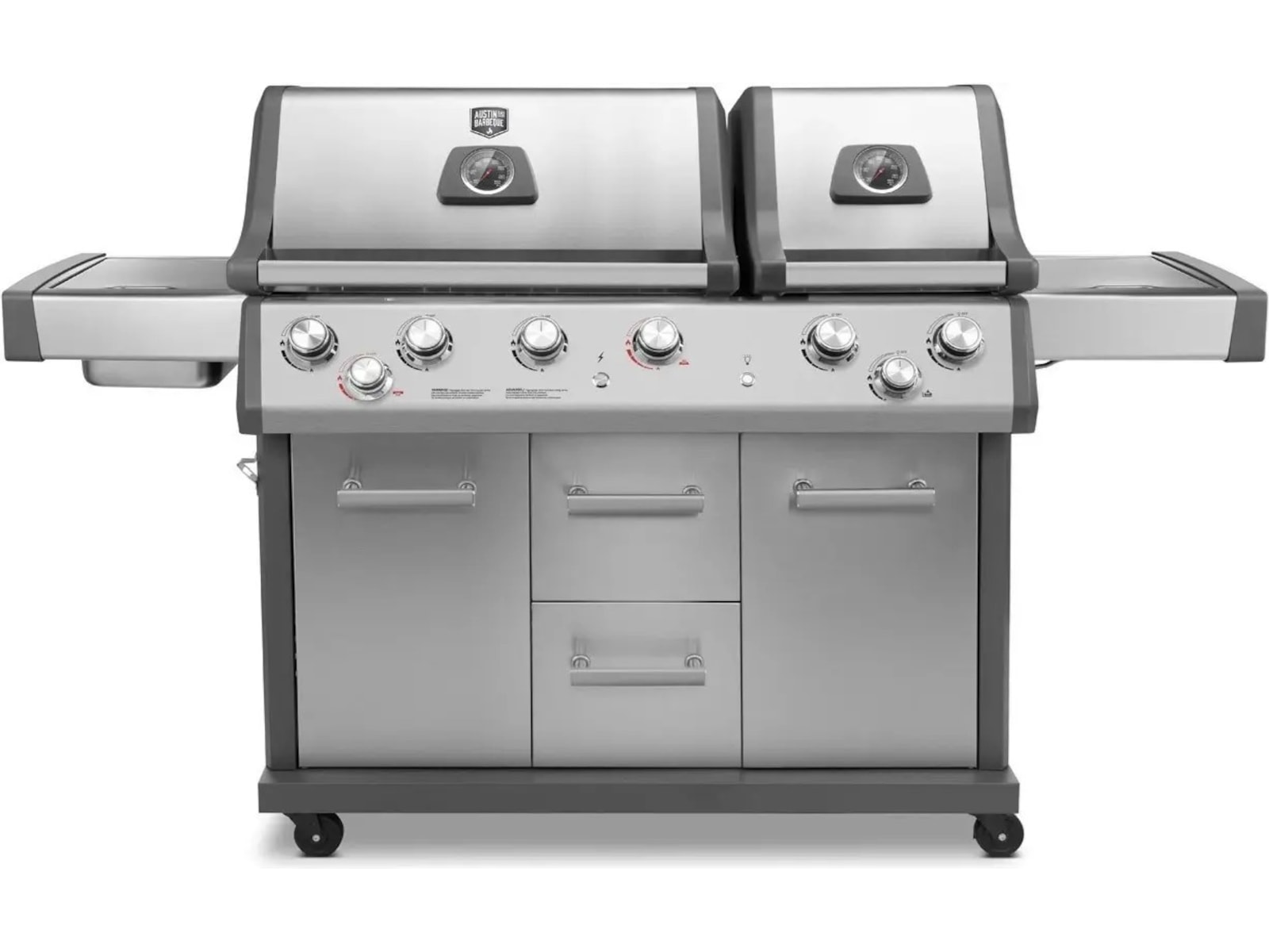 Austin and Barbeque AABQ Pro 6+2B gasgrill Utomhusgrillar