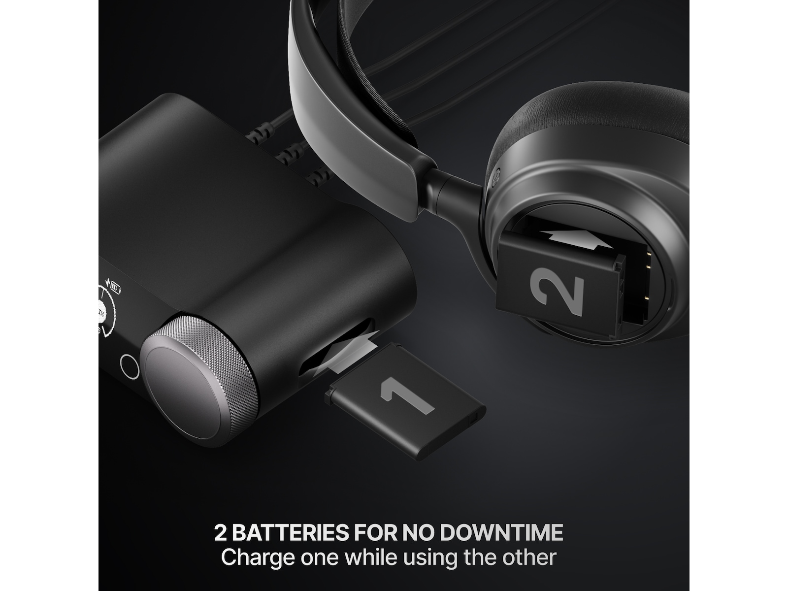 SteelSeries Arctis Nova Pro Omni trådlöst gaming-headset (svart) Gamingheadset