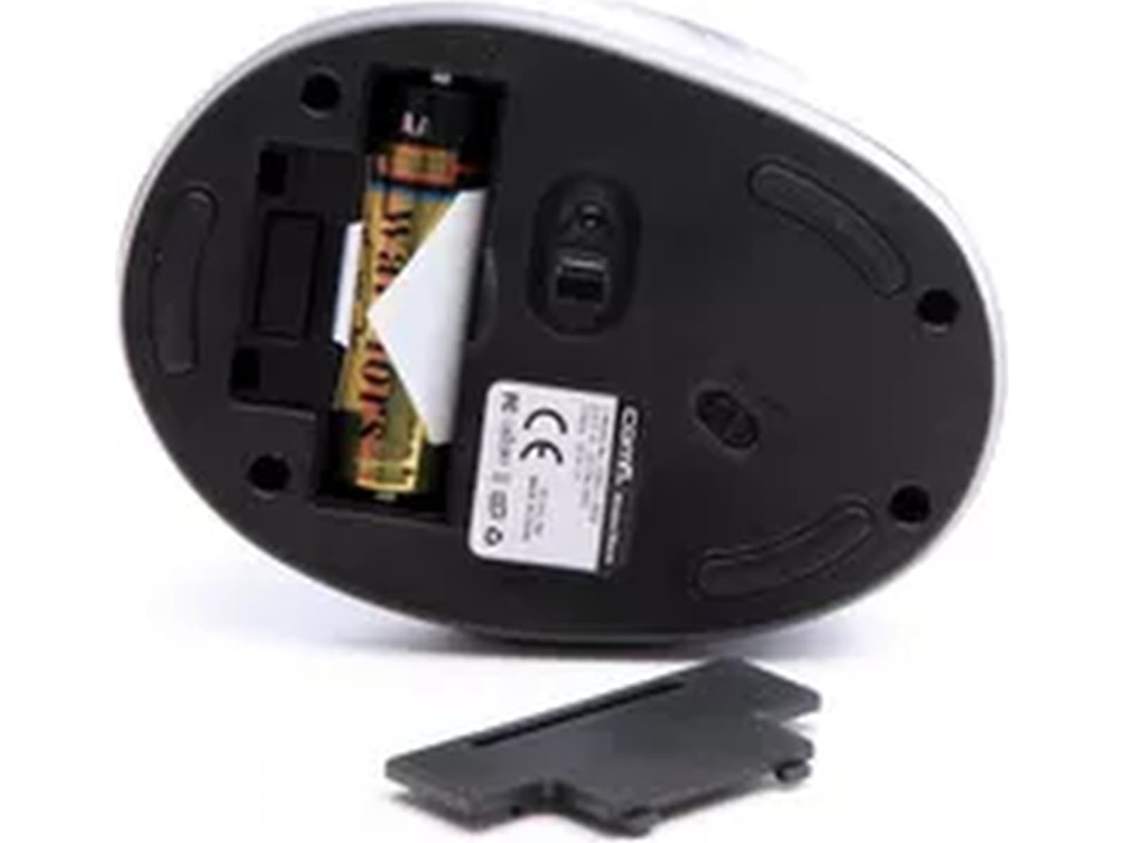 KENSON Vertical Mouse Comfi 2 trådlös mus (svart) -B-Grade Demo mus
