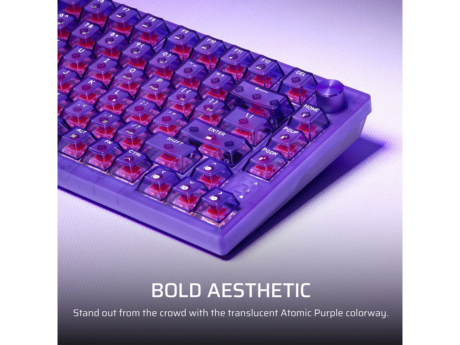 CORSAIR K65 PLUS WIRELESS Gaming Tangentbord (Atomic Purple) Tangentbord