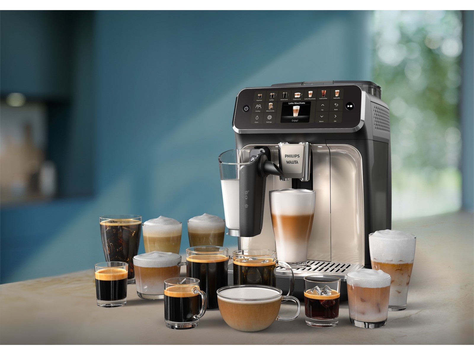 Philips Helautomatisk espressomaskin 5500 Series LatteGo Espressomaskiner