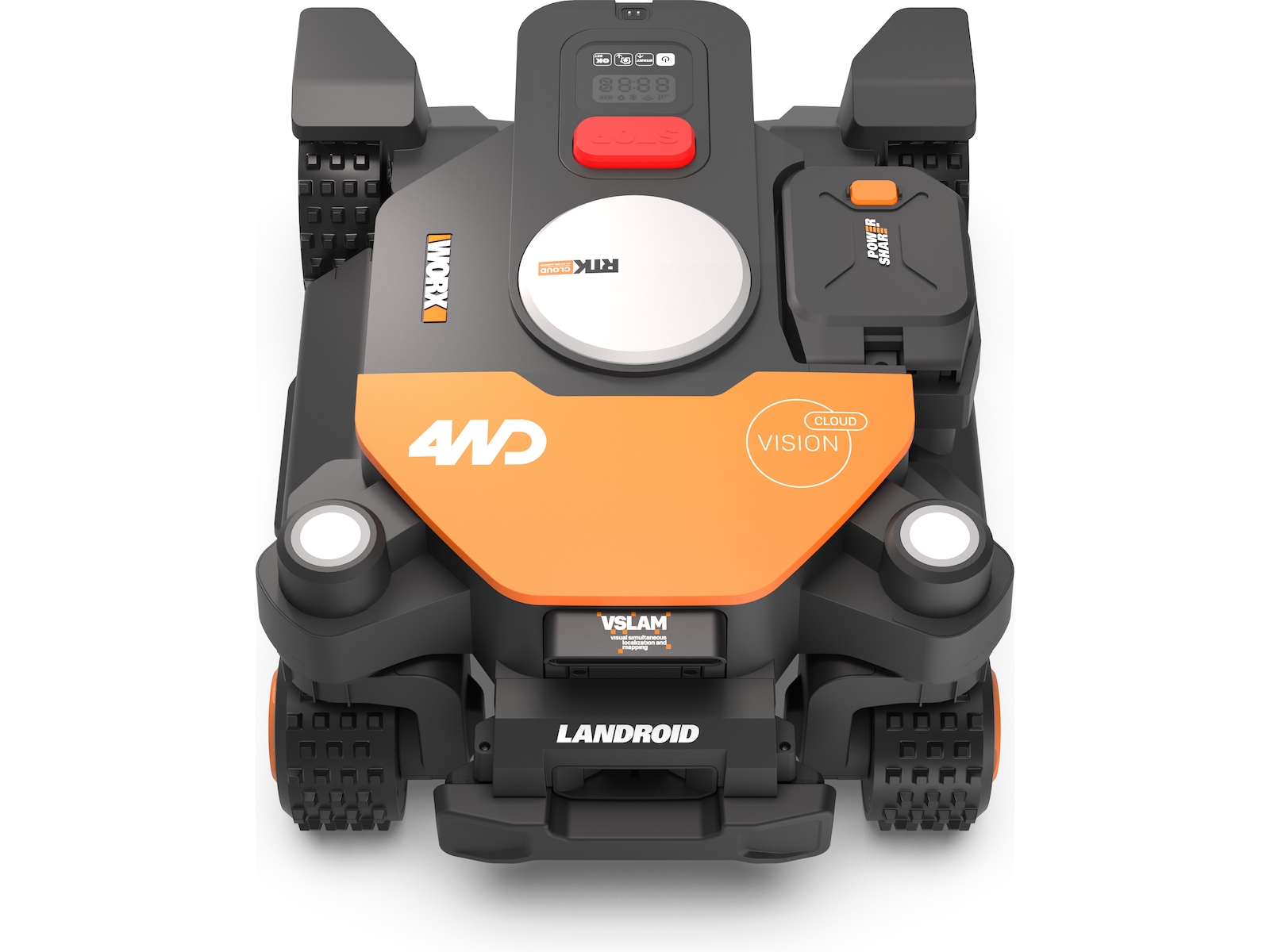 WORX WR342E Landroid Vision Cloud AWD + garasje Robotgräsklippare