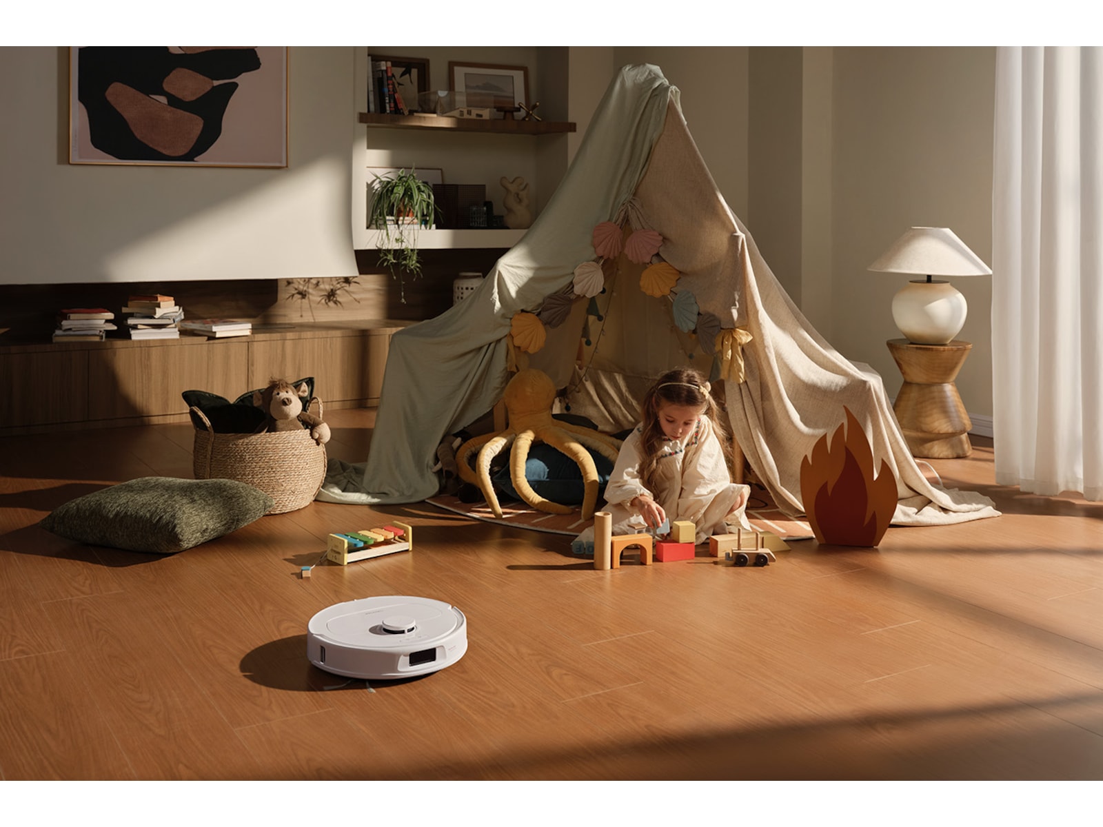 Roborock Qrevo S Pro Robotdammsugare (vit) Robotdammsugare