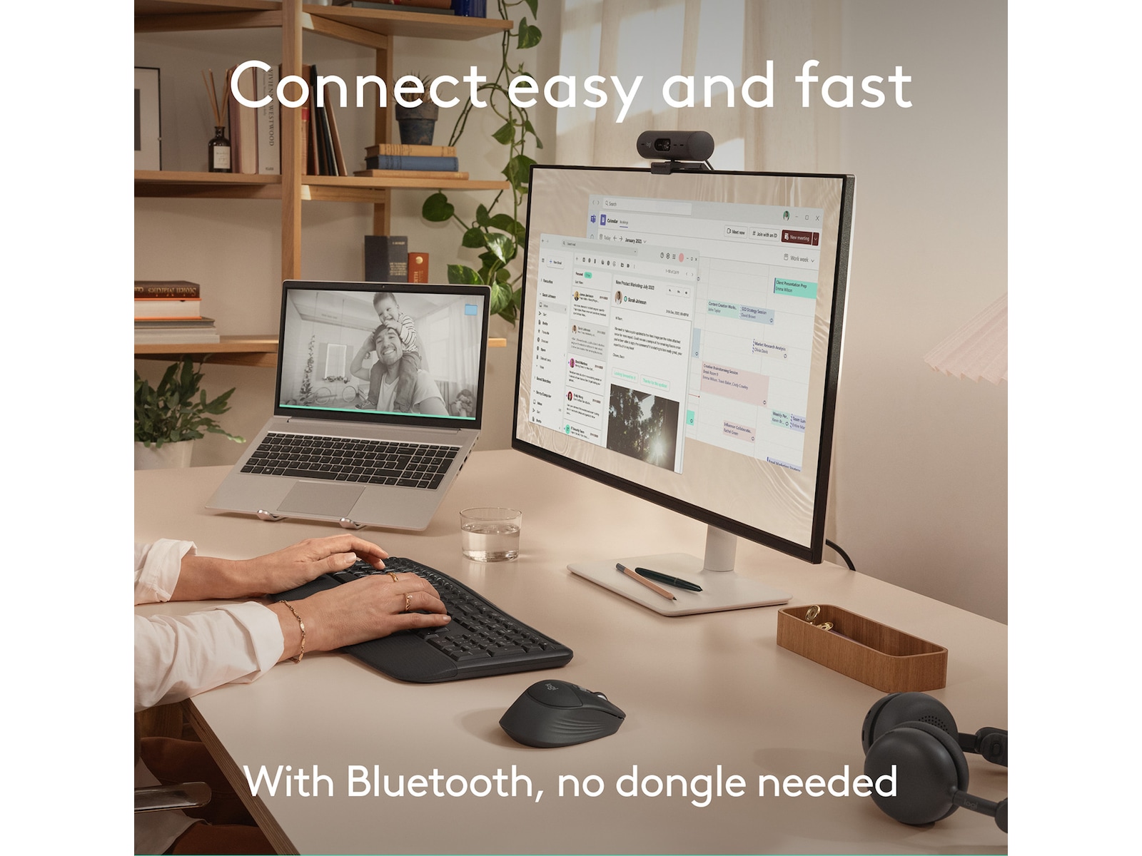 Logitech Signature Comfort M850 L trådlös mus (graphite) Mus
