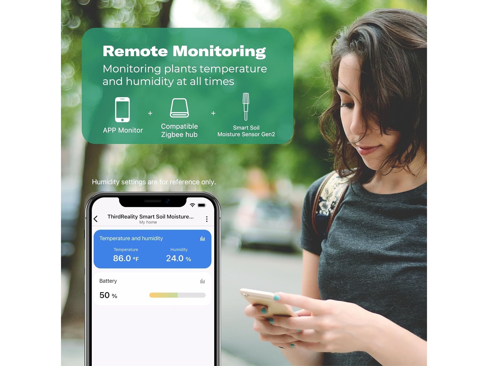 THIRDREALITY Smart Jordfuktighetssensor Gen2 Sensorer