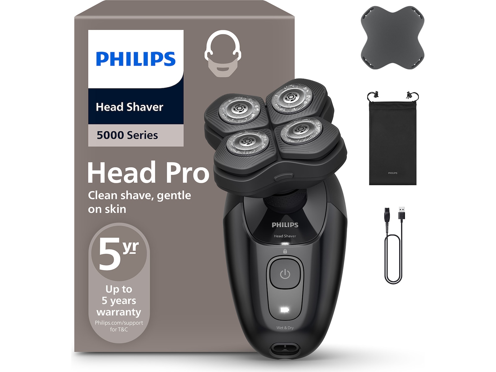 Philips Head Shaver Pro 5000 Series HS5980/15 Hårtrimmer