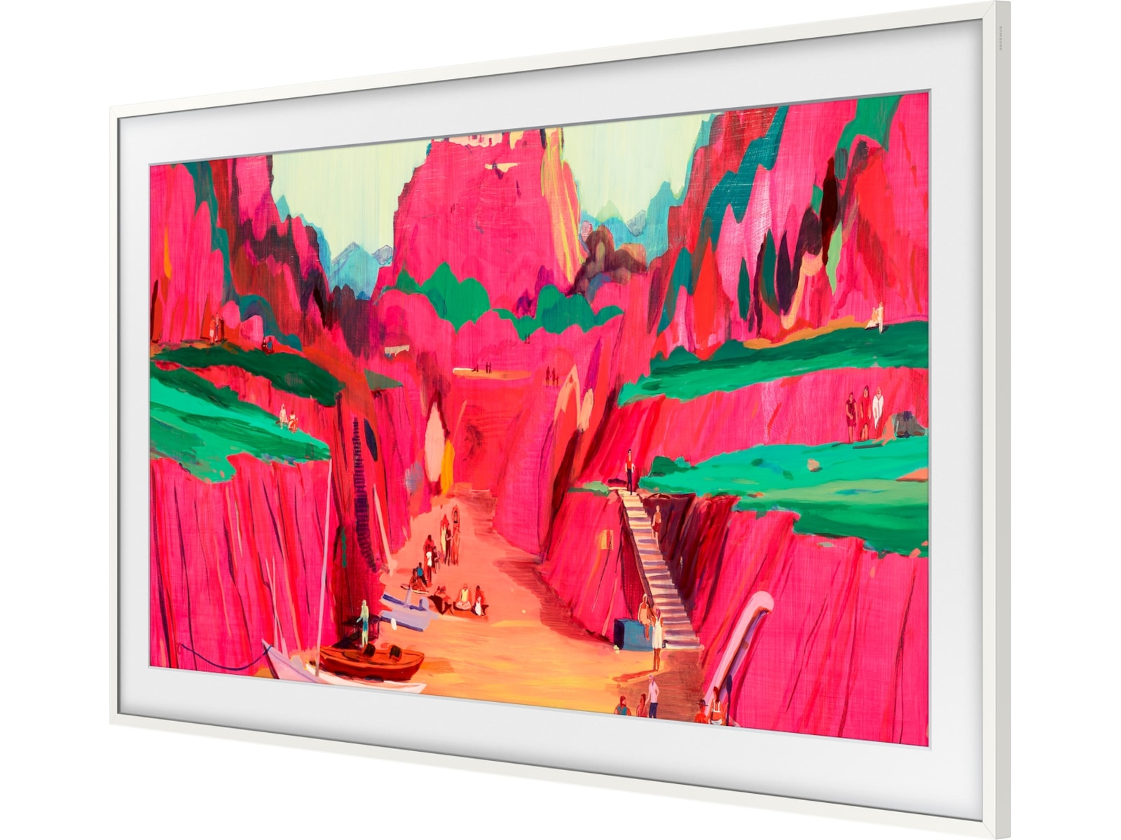 Samsung 75" ram till The Frame och The Frame Pro (2021-2025, Vit) -B-Grade Demo TV/projektorer