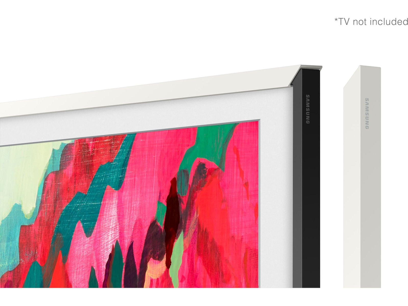 Samsung 75" ram till The Frame och The Frame Pro (2021-2025, Vit) -B-Grade Demo TV/projektorer