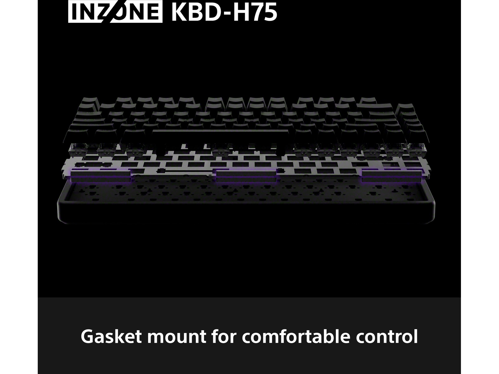 Sony INZONE KBD-H75 Gaming Tangentbord 75% TKL Gamingtangentbord