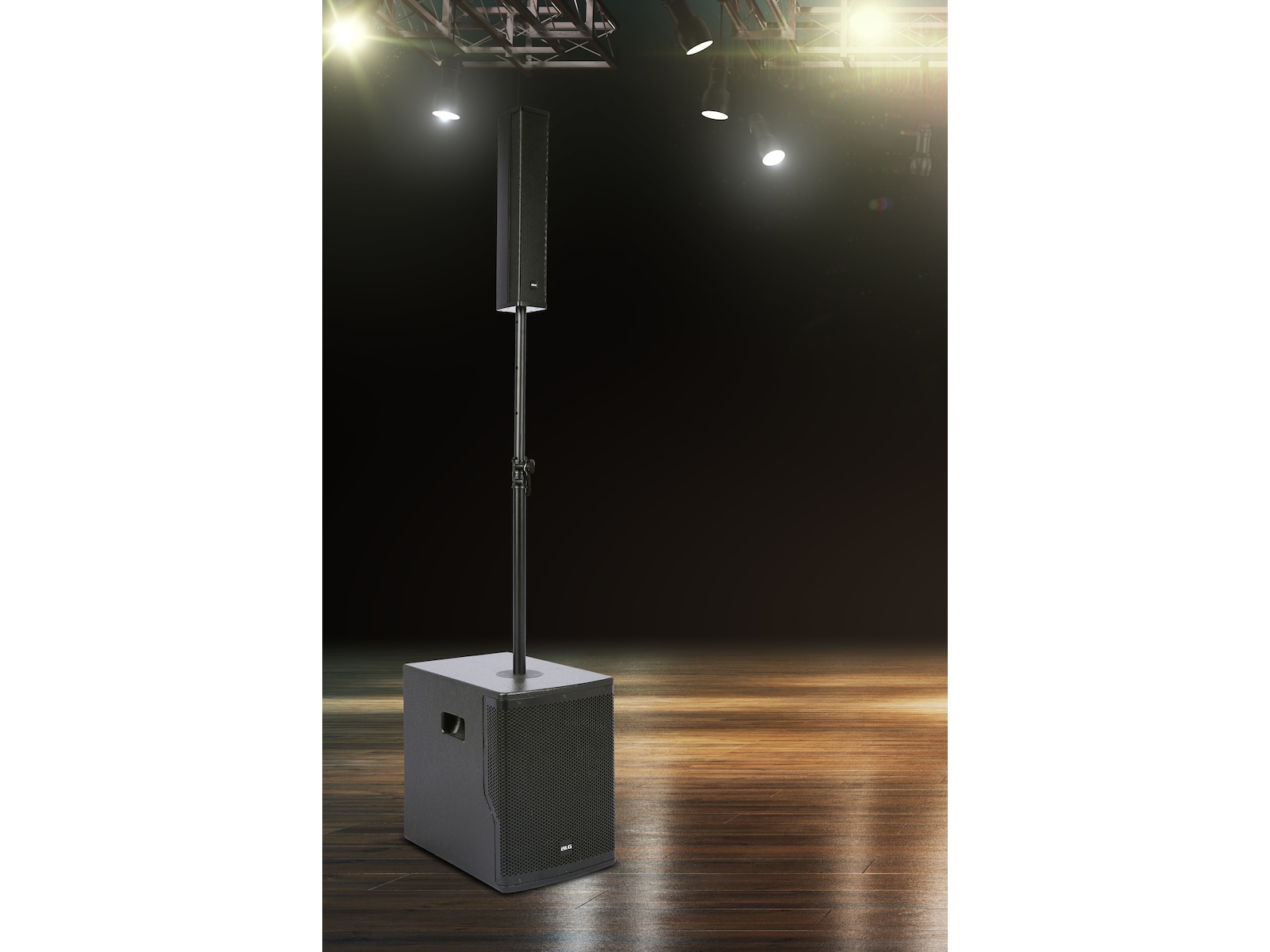BLG Bluetooth PA-system 400W 2-vägs 10" Sub DSP 125dB Högtalare