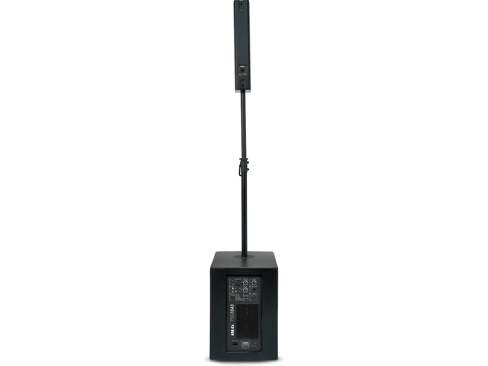 BLG Bluetooth PA-system 400W 2-vägs 10" Sub DSP 125dB Högtalare