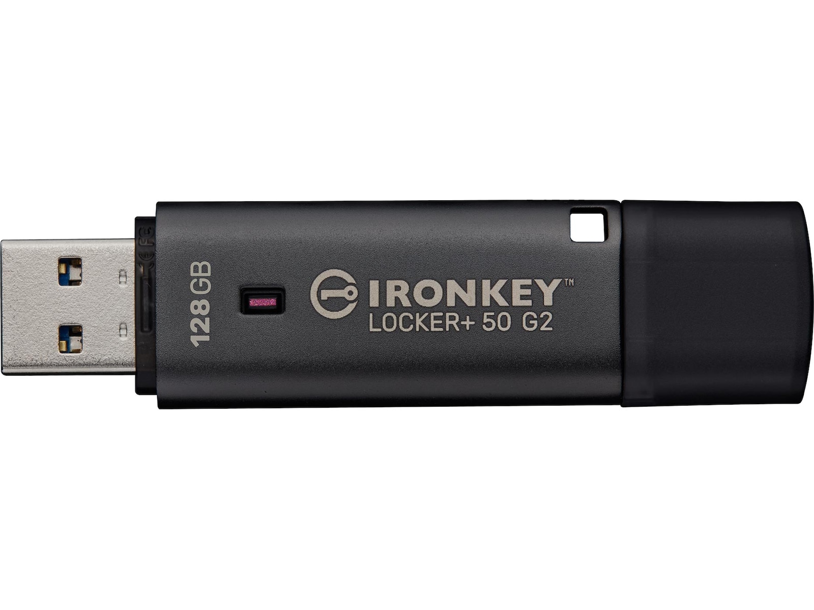 Kingston IronKey Locker+ 50 G2 128GB USB-minnepinne Krypto