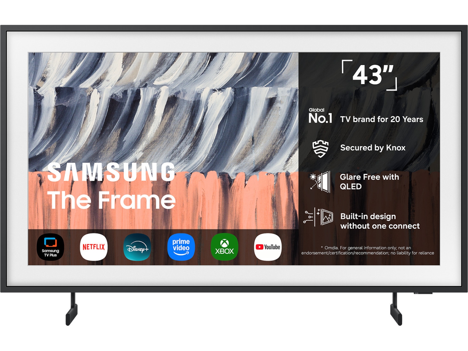 Samsung 43" The Frame QLED 4K Smart TV (2026) 20 - 49 tums TV