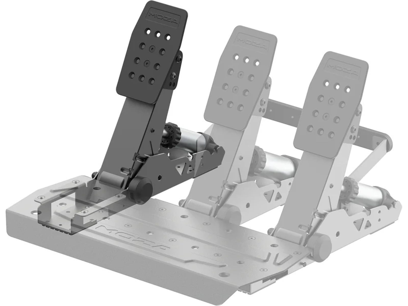 MOZA SR-P2 Clutch Pedal Ratt och pedaler