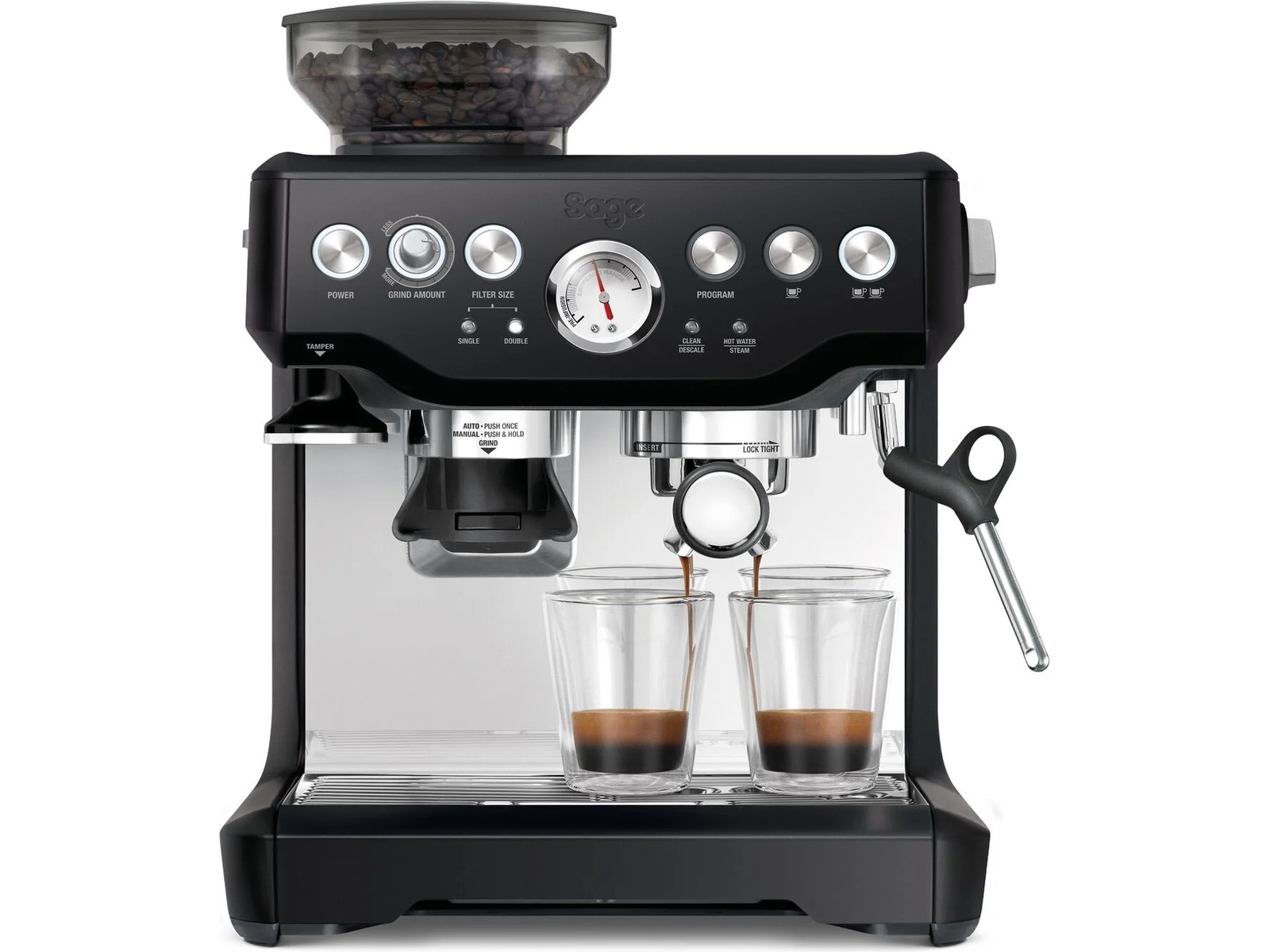 Sage the Barista Express espressomaskin (svart tryffel) Espressomaskiner