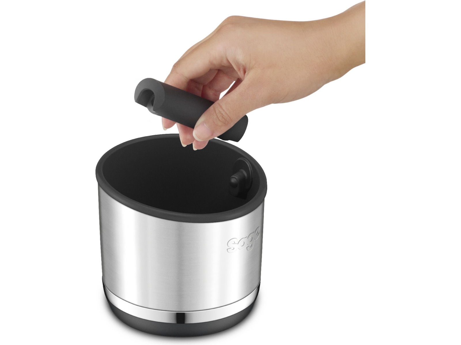 Sage Knock Box 10 (silver) Tillbehör till kaffemaskiner
