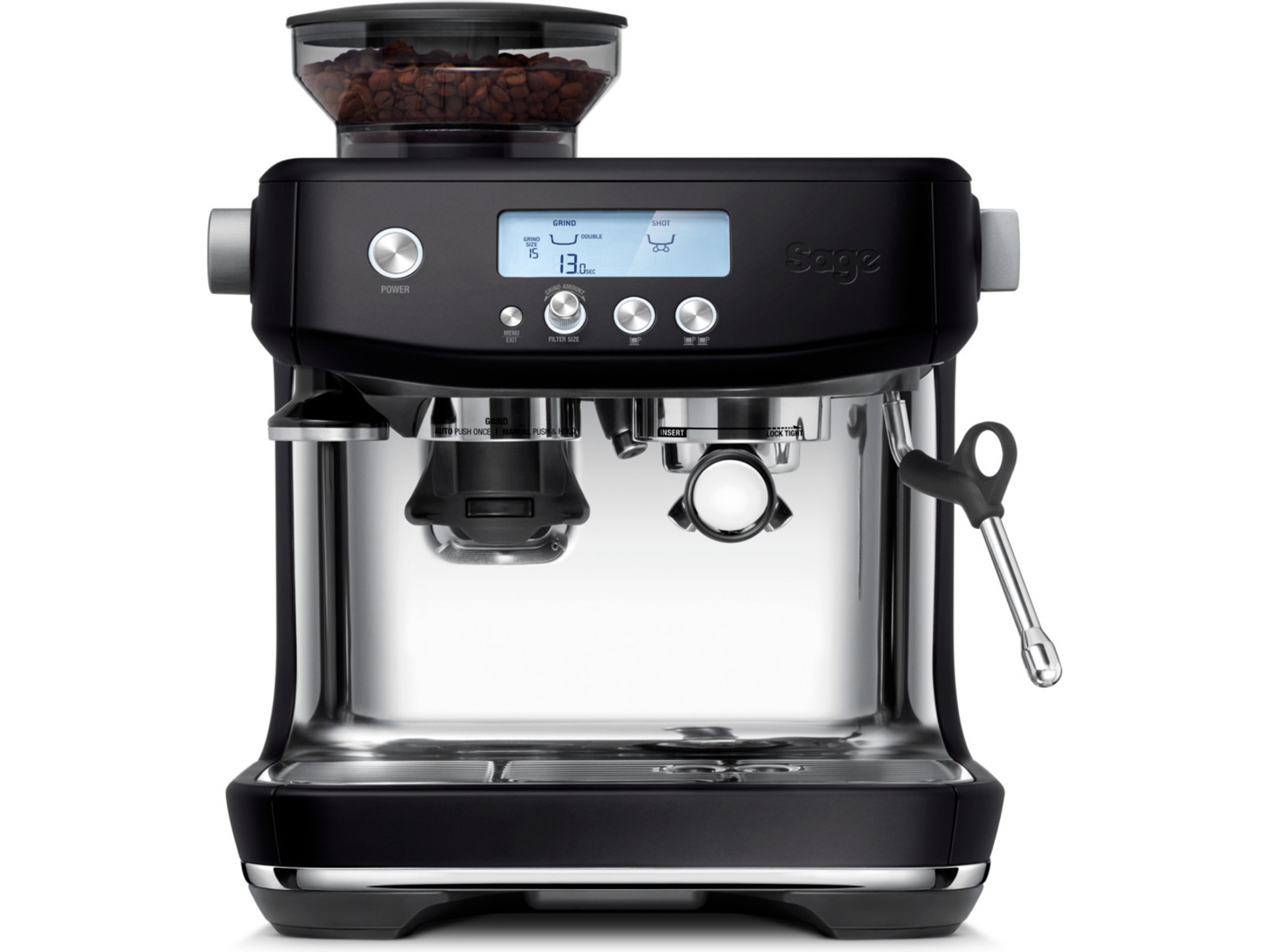 Sage the Barista Pro Espressomaskin (svart tryffel) Espressomaskiner
