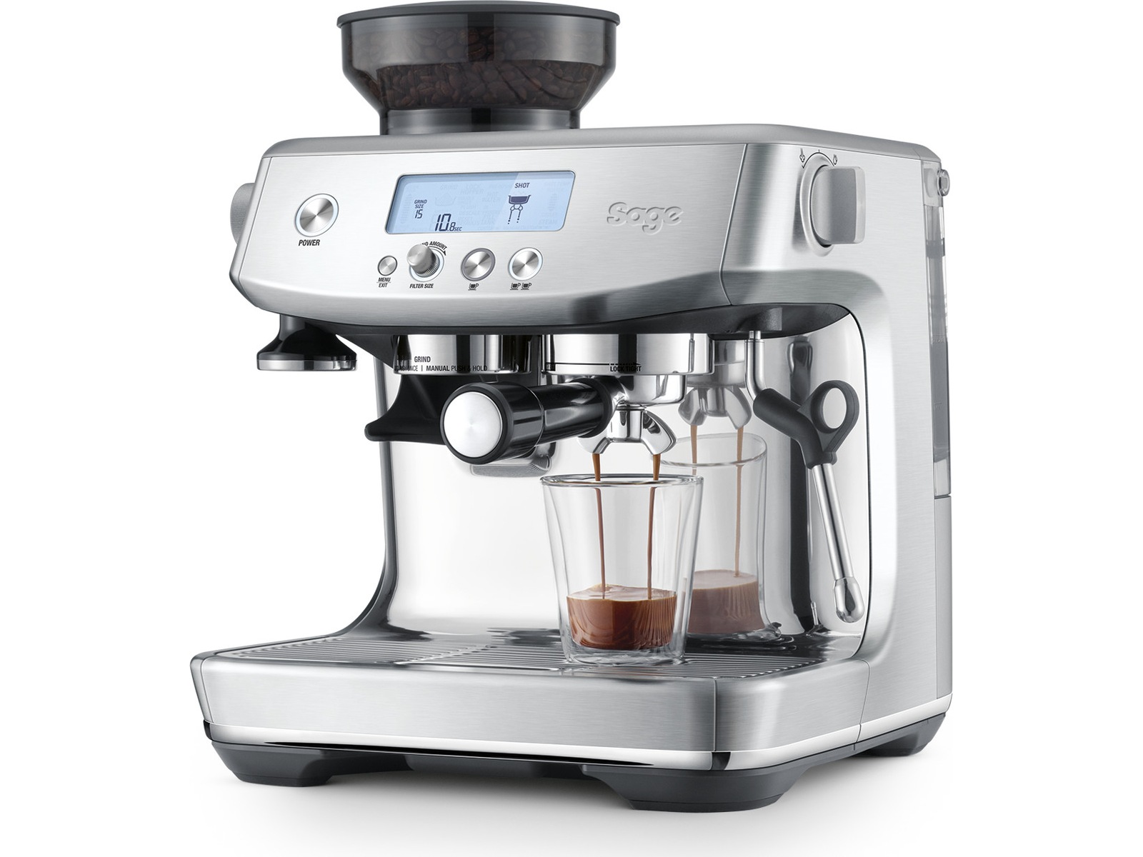 Sage the Barista Pro Espressomaskin (svart tryffel) Espressomaskiner