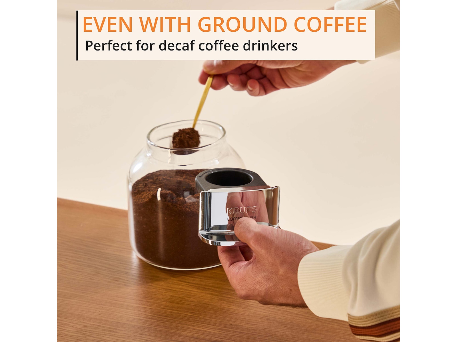 Krups Coffee Crush Experience espressomaskin 1,8L SA403BE0 Espressomaskiner