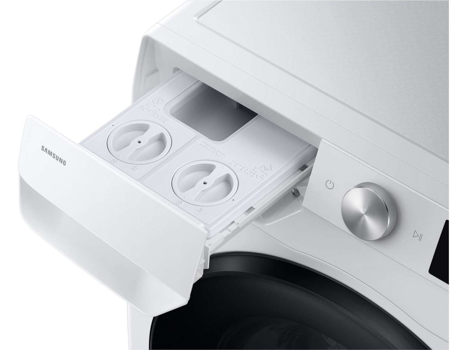 Samsung Tvätt/tork AI Wash 9 kg (vit) Kombinerad tvättmaskin och torktumlare