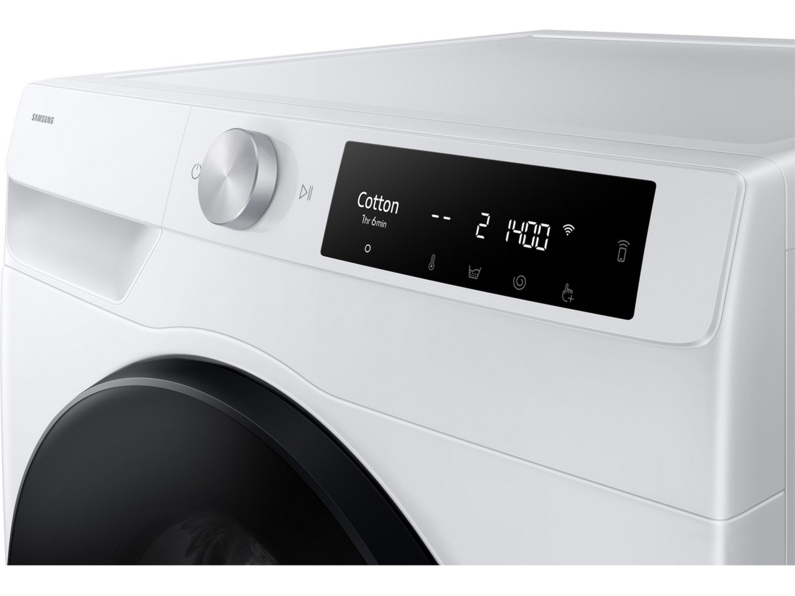 Samsung Tvätt/tork AI Wash 9 kg (vit) Kombinerad tvättmaskin och torktumlare