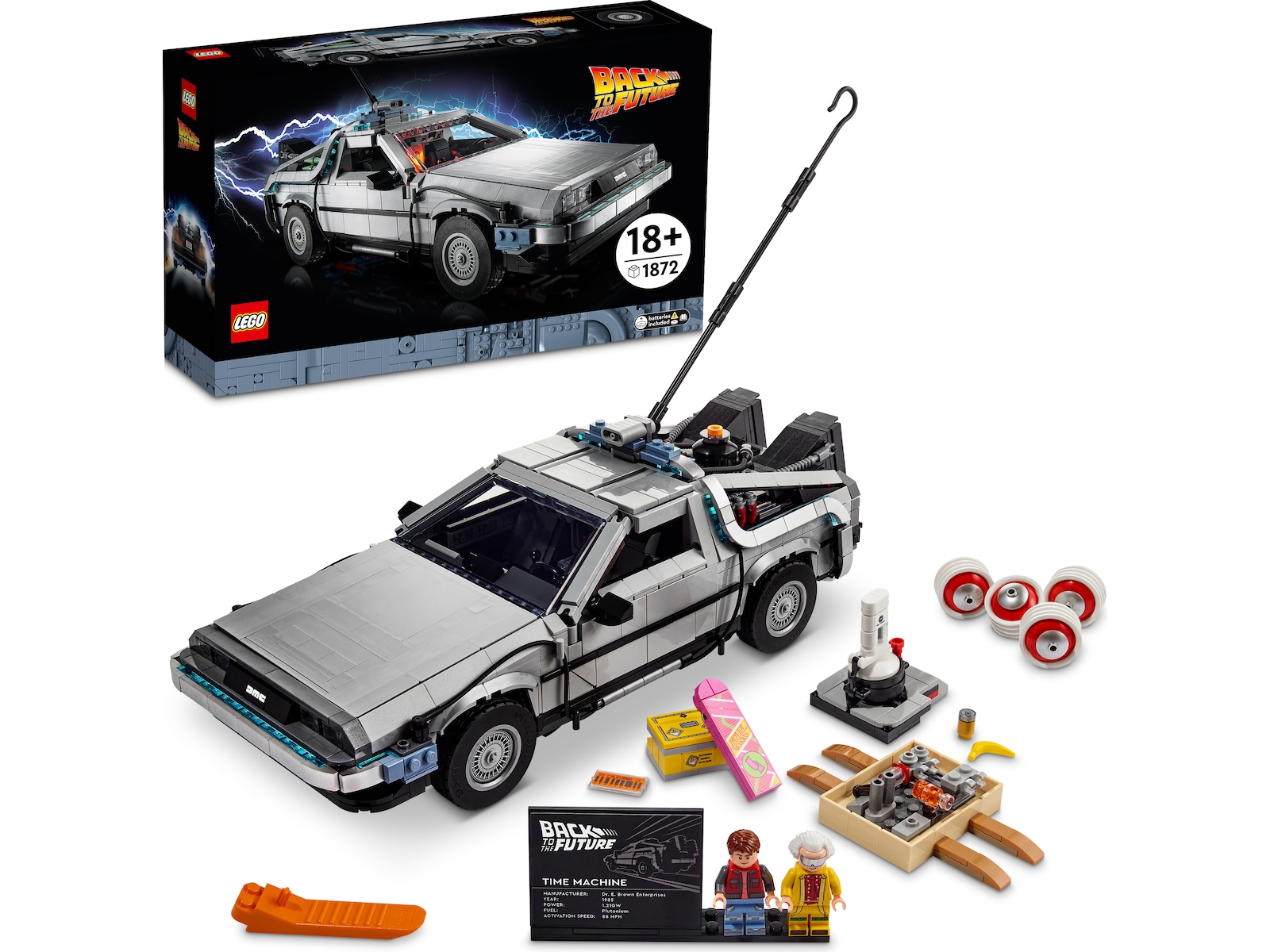 LEGO Icons Tidsmaskin från Tillbaka till framtiden 10300 LEGO