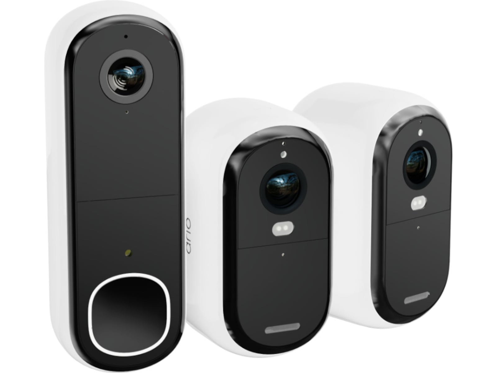 Arlo Essential 3 HD utomhus övervakningskamera 2-pack + Video Doorbell Övervakningskamera
