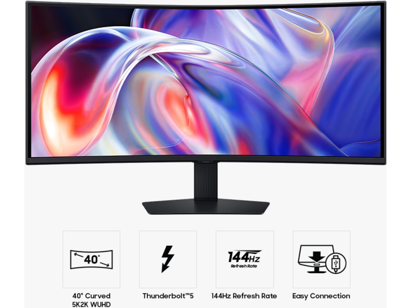 Samsung 40" curved skärm S40H85TH Bildskärmar