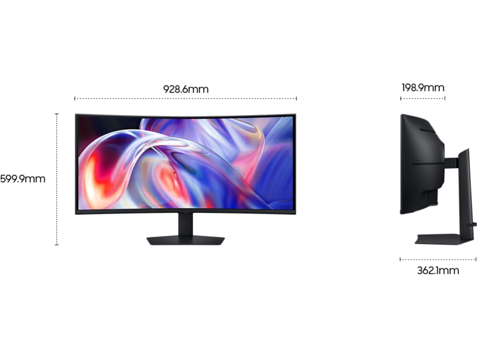 Samsung 40" curved skärm S40H85TH Bildskärmar