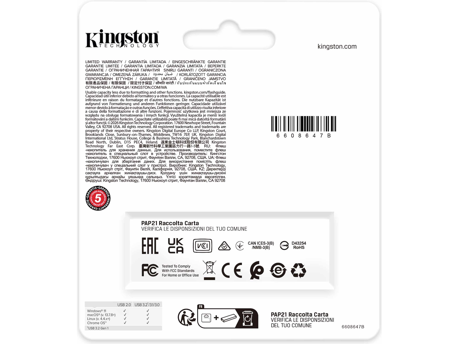 Kingston DataTraveler Exodia 512GB USB-minnen
