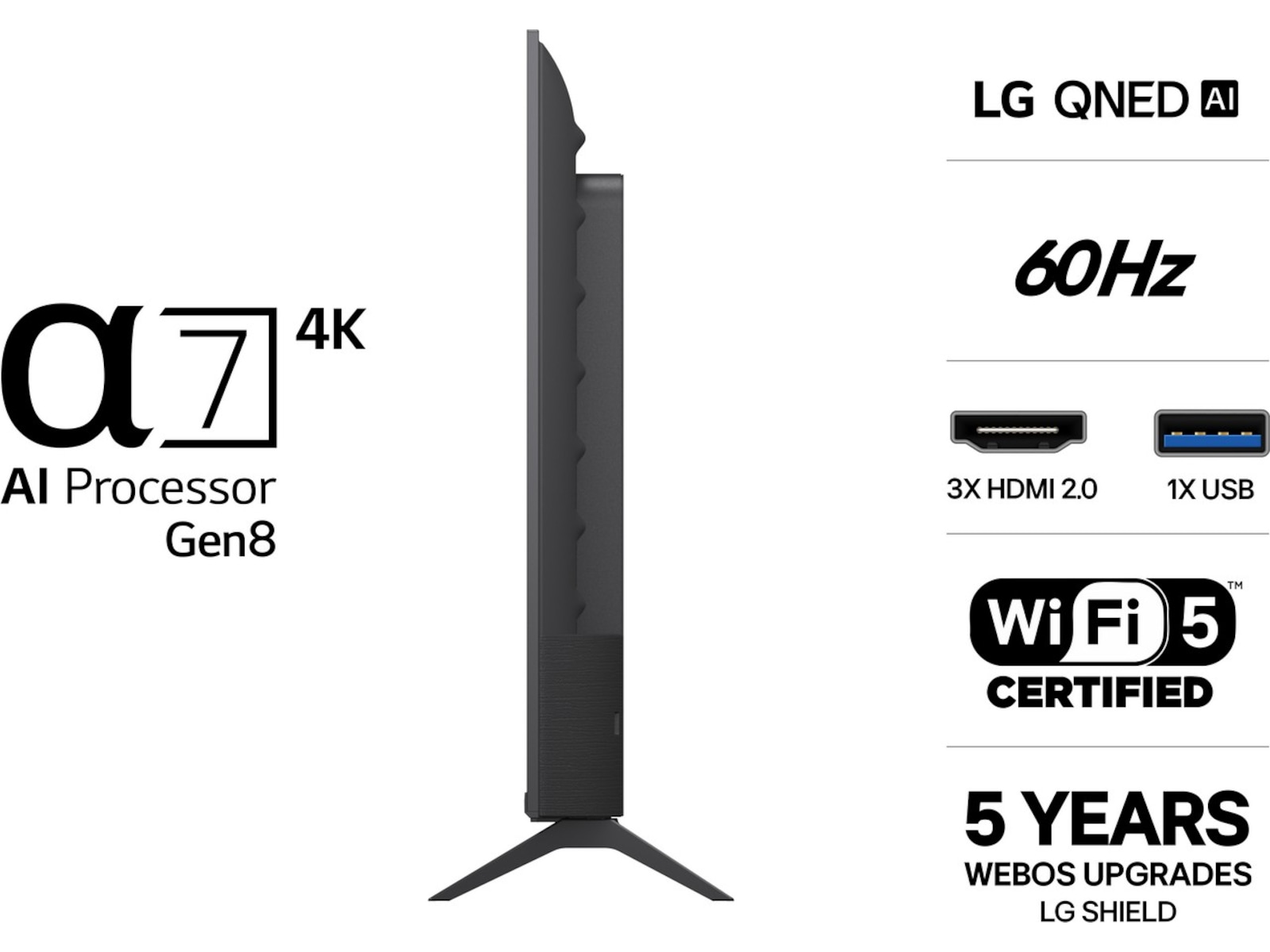 LG 43" QQNED70 MiniLED 4K Smart TV (2026) 20 - 49 tums TV