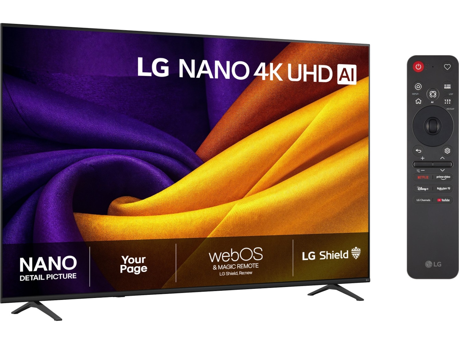 LG 85" NU90 Nano UHD Smart TV (2026) Över 80 tums TV