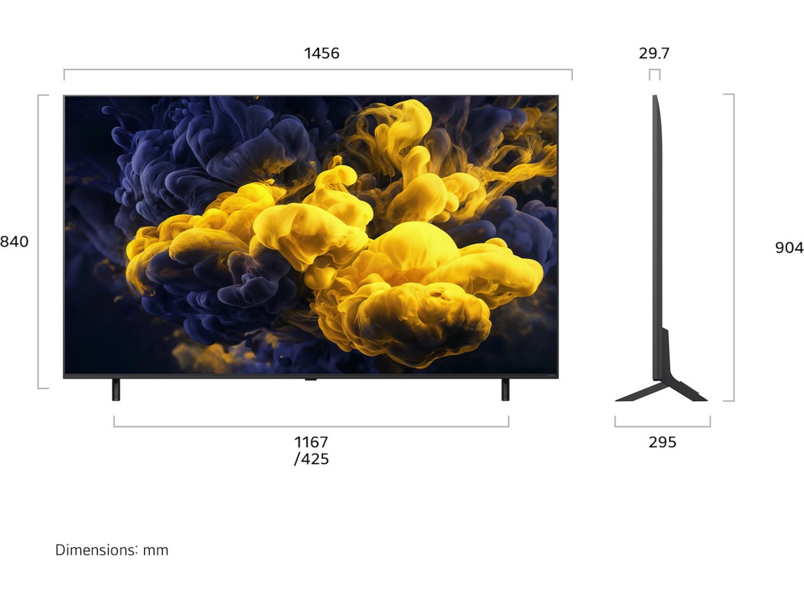 LG 65" QNED86 Evo MiniLED 4k Smart TV (2026) 60 - 69 tums TV