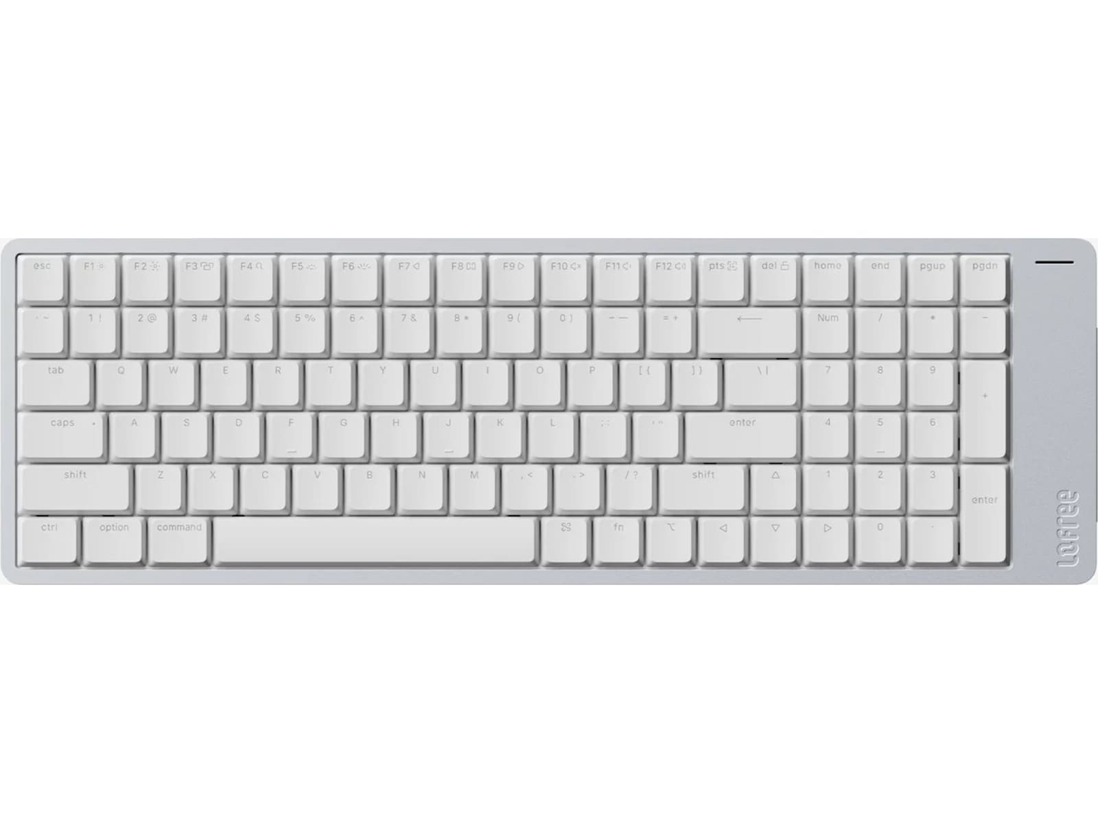 Lofree Flow 2 100 Kailh Void Silent Gamingtangentbord (vit) Gamingtangentbord