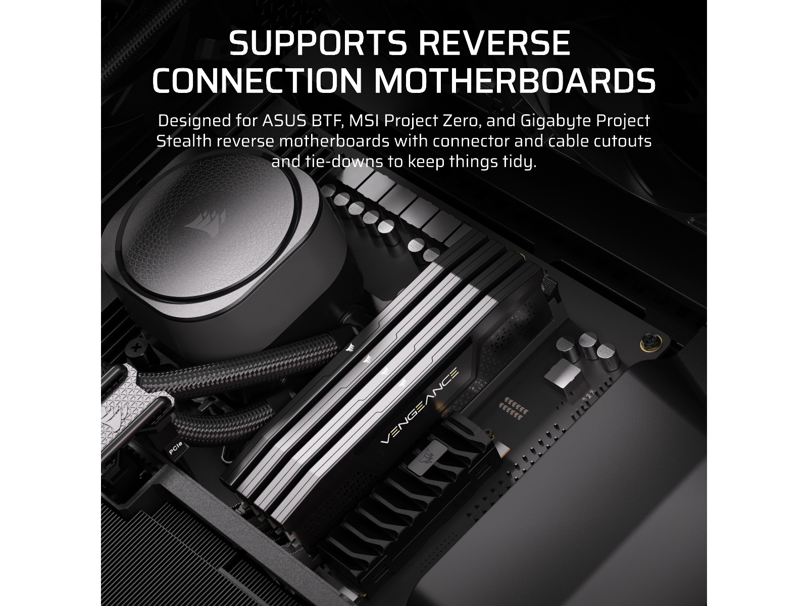 Corsair FRAME 5000D RS ARGB Mid Tower (svart) -B-Grade Demo övrigt