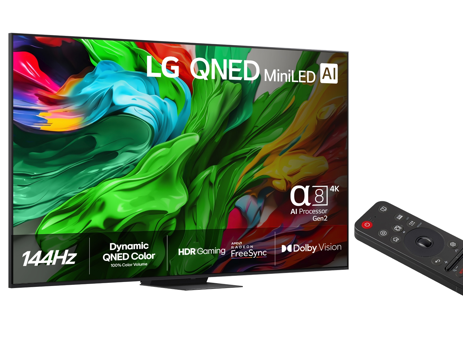 LG 100" QNED86 AI 4K MiniLED Smart TV (2025) + Soundbar Över 80 tums TV