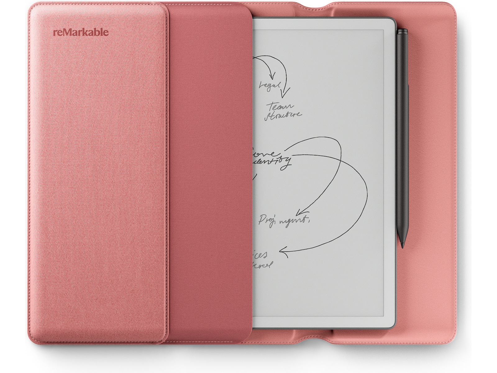 reMarkable Paper Pure 10,3" + Marker Plus + Sleeve Folio (desert pink) Digitala anteckningsblock