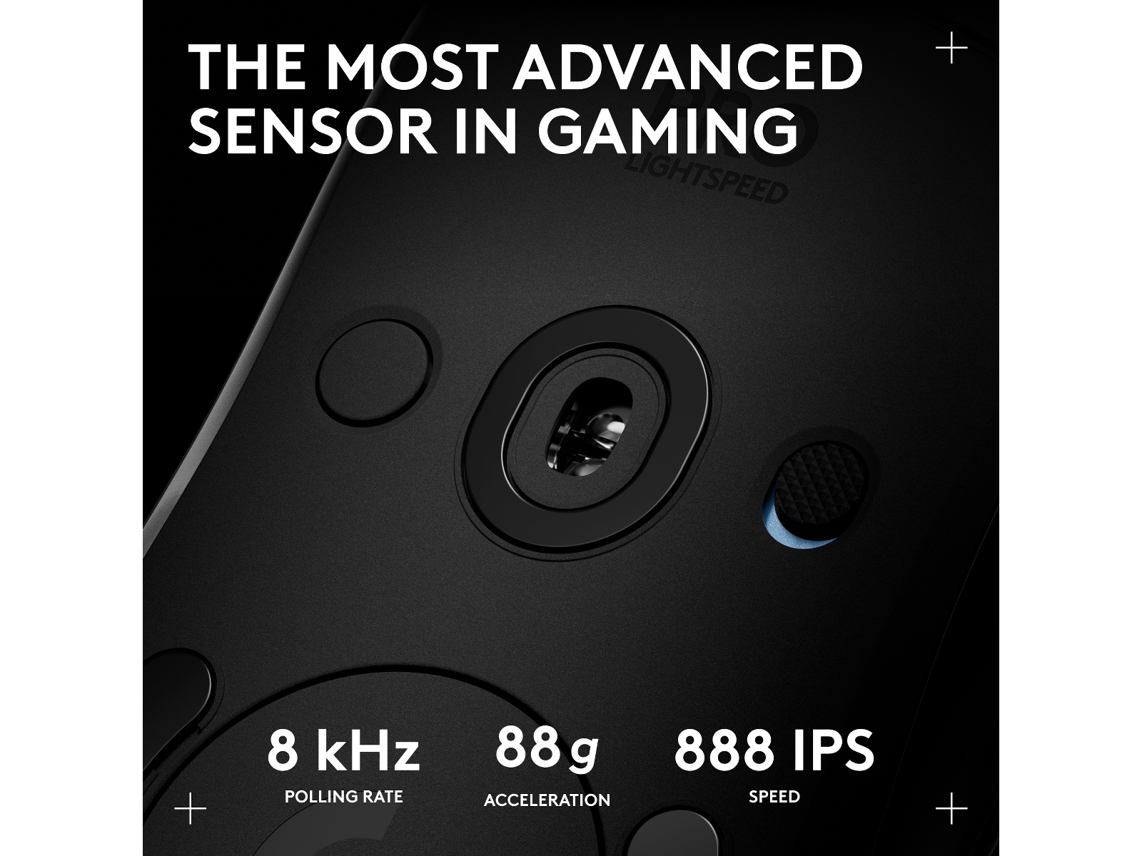 Logitech PRO 2 Lightspeed Trådlös Gamingmus (svart) -B-Grade Demo mus