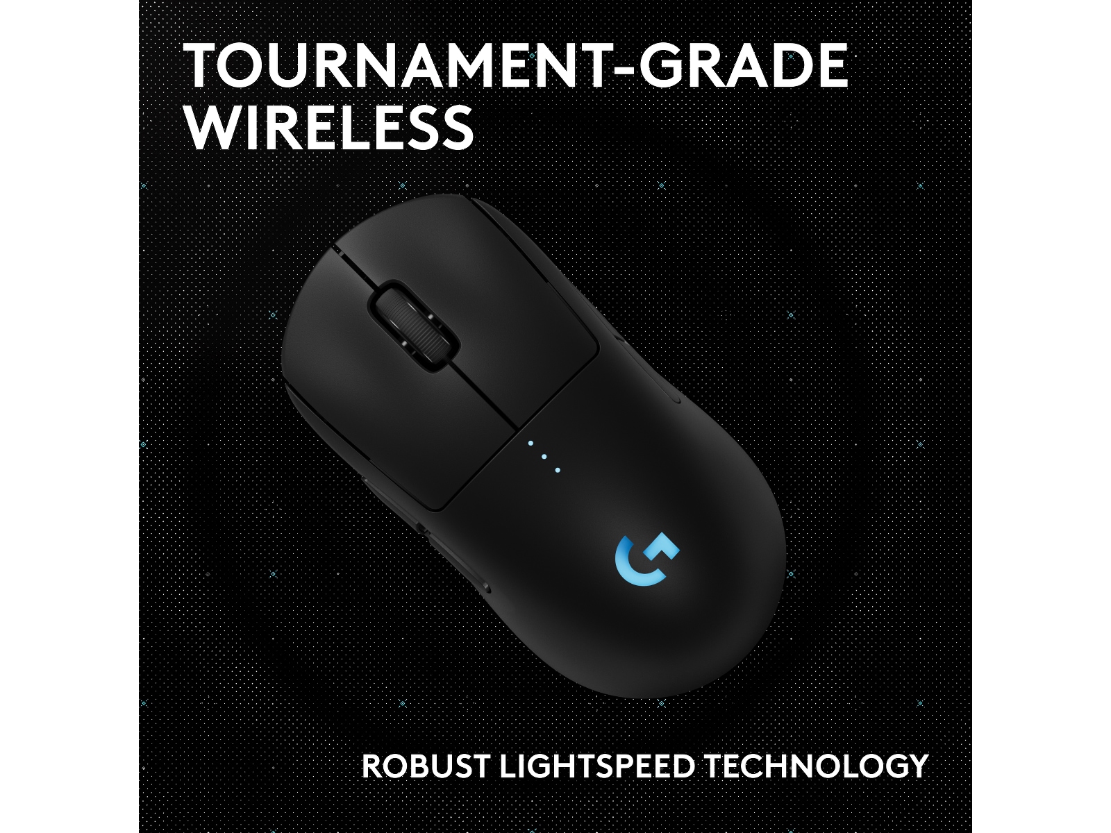 Logitech PRO 2 Lightspeed Trådlös Gamingmus (svart) -B-Grade Demo mus