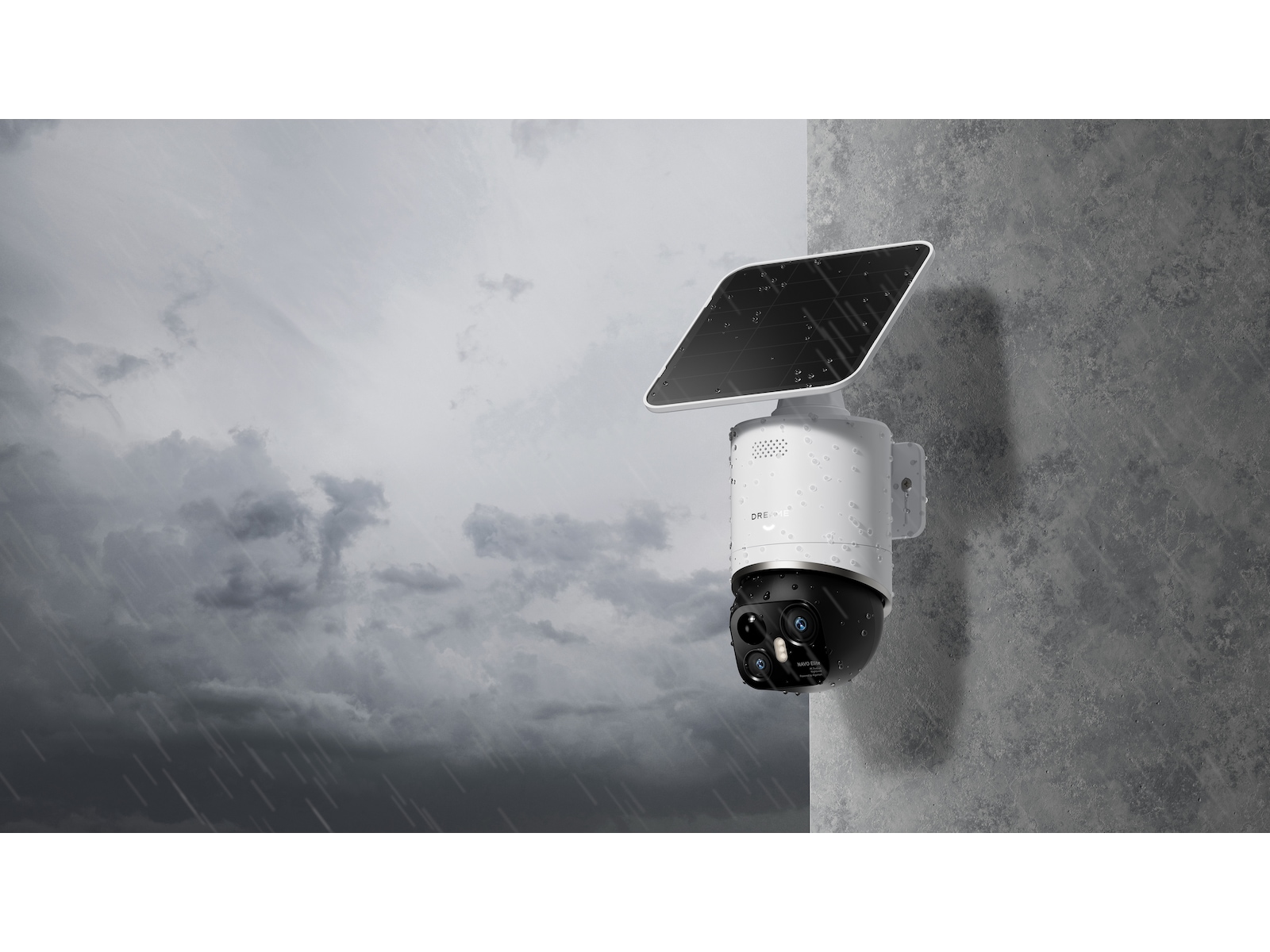 Dreame NAVO Elite 1 OutCam 4K Utomhuskamera (vit) Övervakningskamera