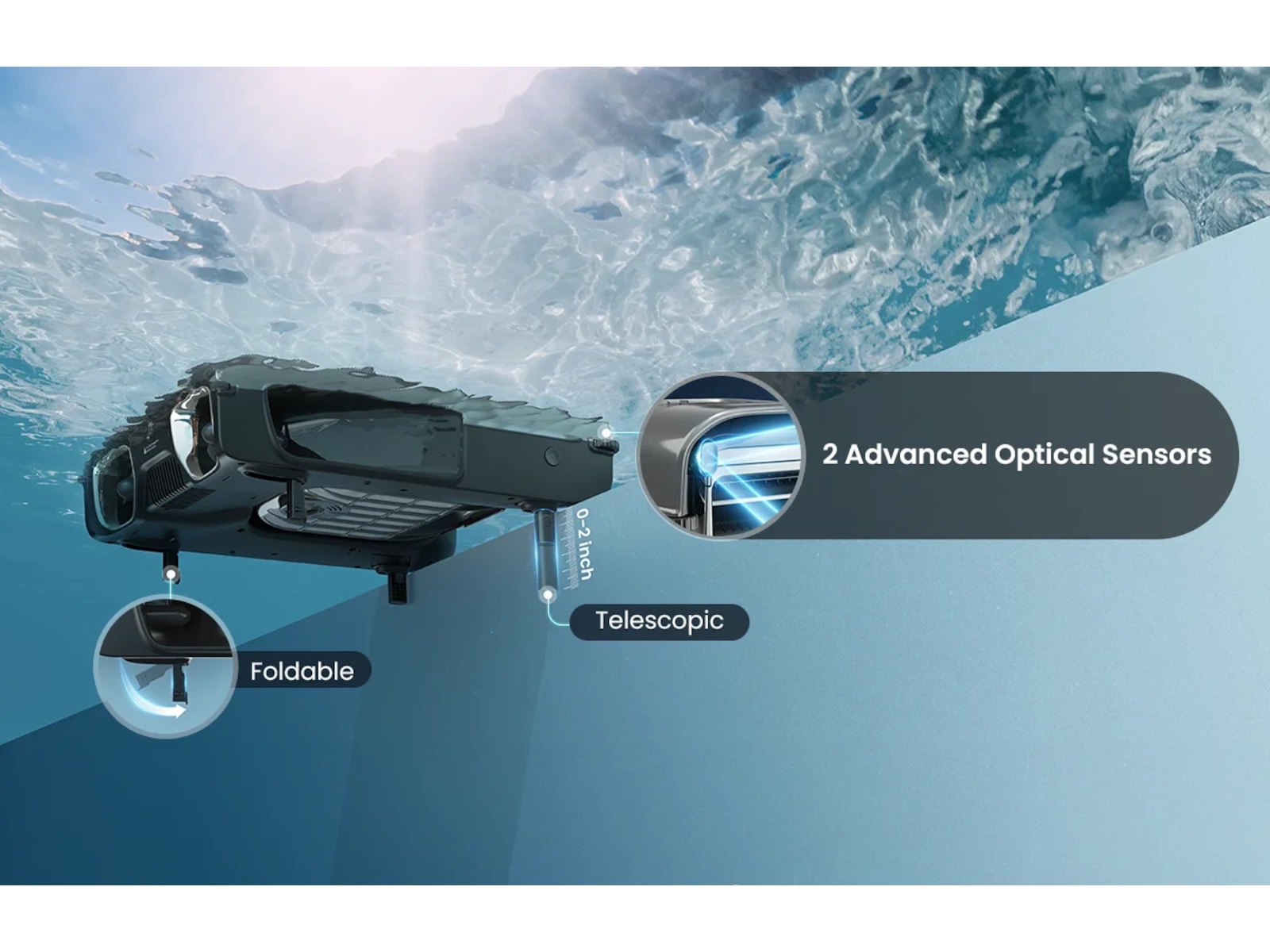 Aiper EcoSurfer S2 Bassängskimmare med solcellsladdning Fönstertvättar