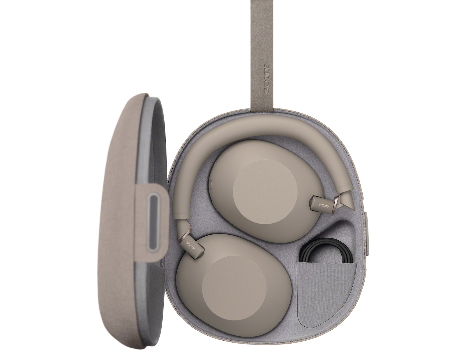 Sony WH-1000XM6 trådlösa hörlurar, Over-Ear (Sandstone) Hörlurar