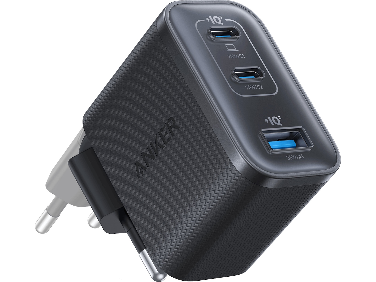 Anker Nano 70W Väggladare (svart) Mobilladdare