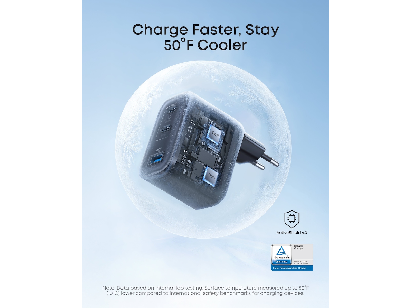 Anker Nano 70W Väggladare (svart) Mobilladdare