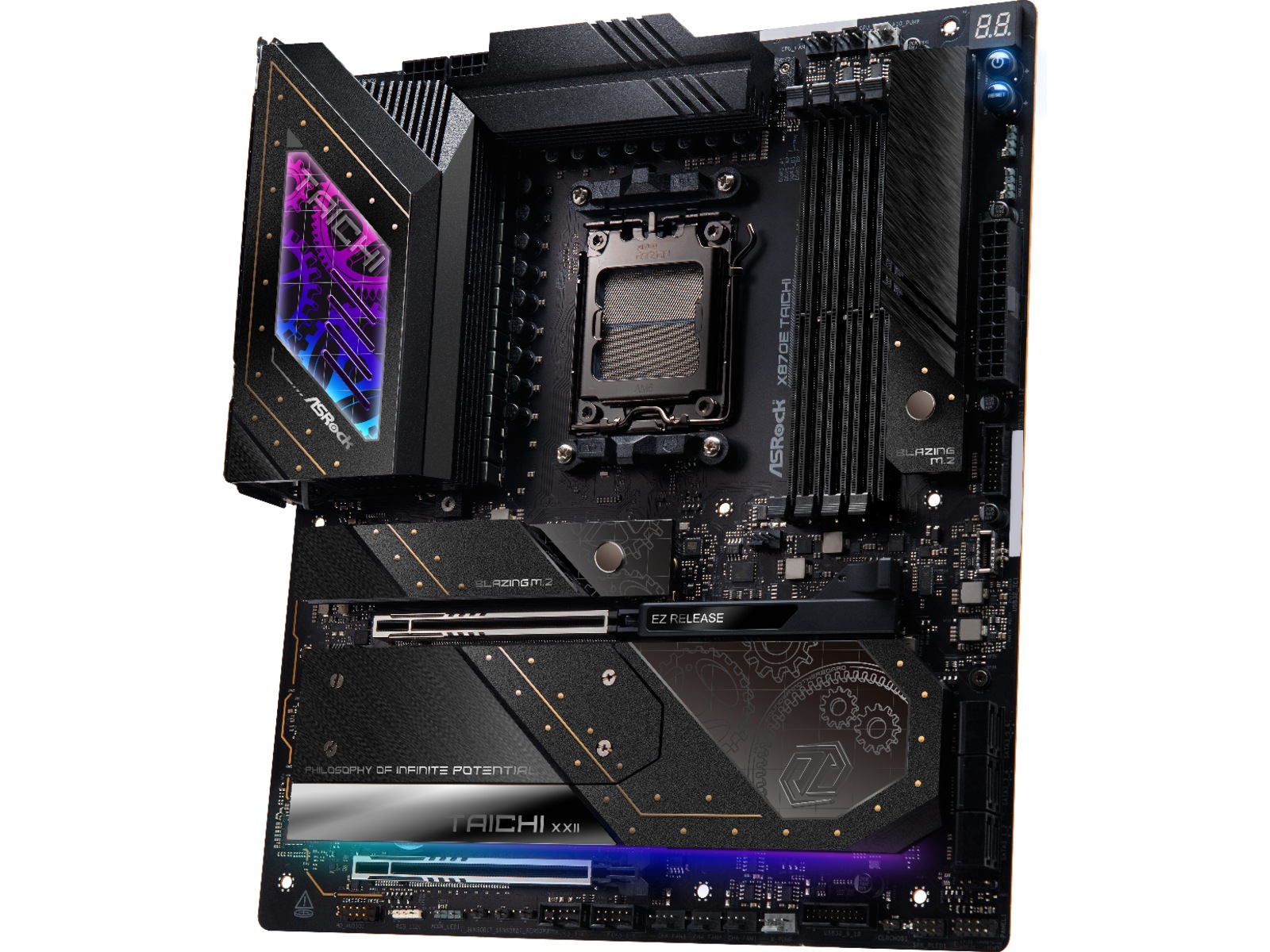 ASRock X870E Taichi Moderkort -B-Grade Demo moderkort
