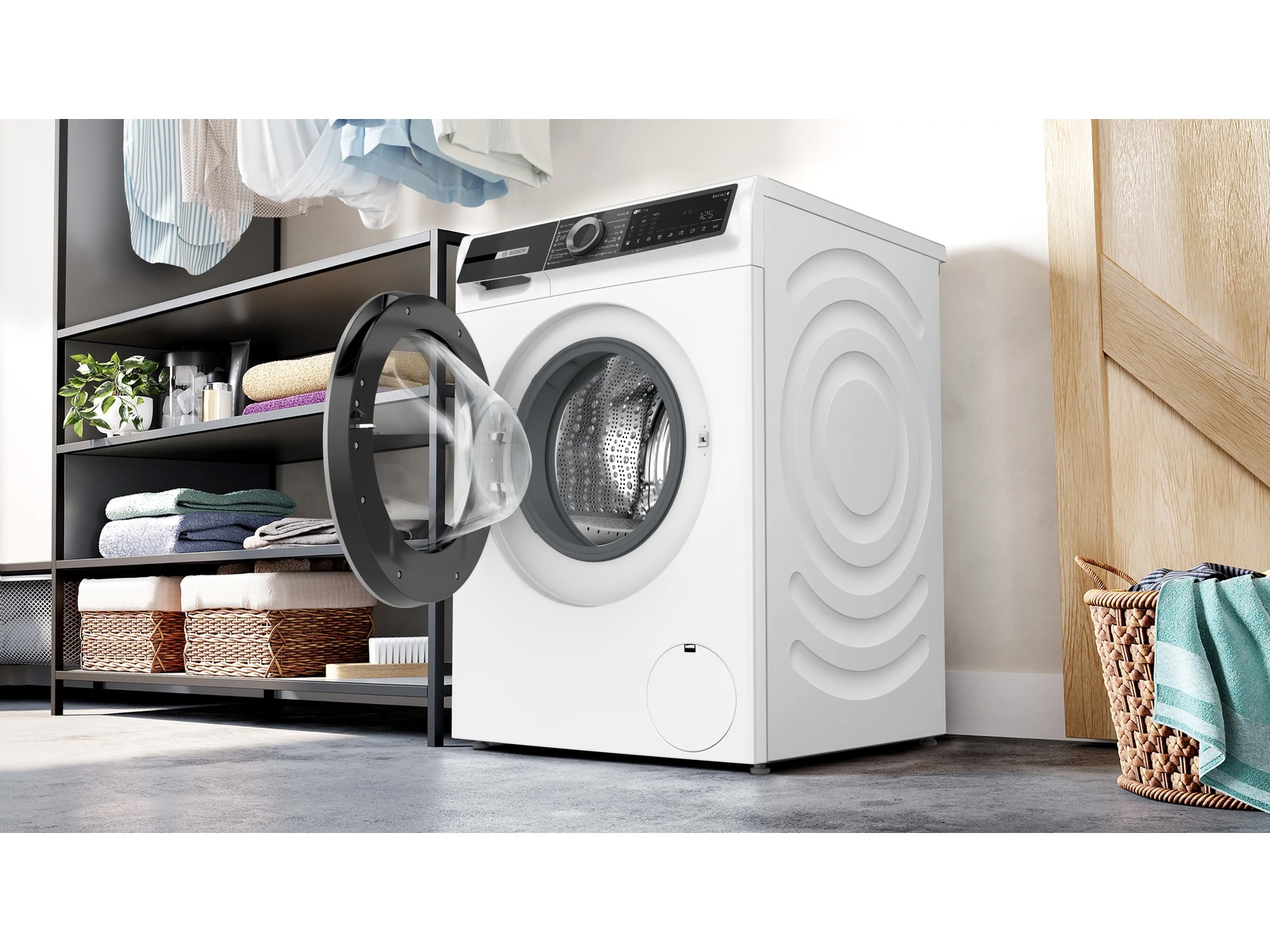 Bosch WGK264ZLSN Serie 6 Tvättmaskin (vit) Tvättmaskin