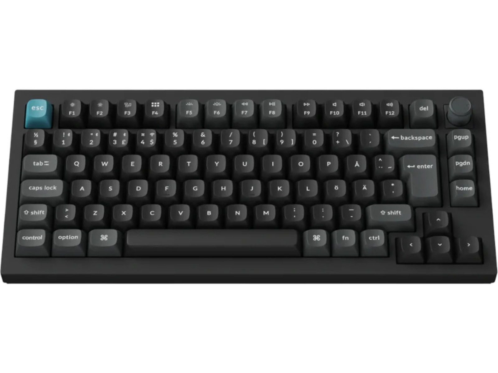 Keychron Q1 Ultra 75% 8K Red Trådlöst Gamingtangentbord Gamingtangentbord